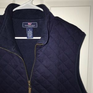 Men’s Vineyard Vines Quilted Navy Vest